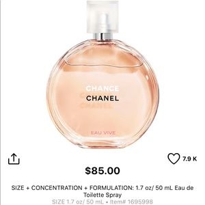 Chanel Chance Eau Vive 1.7 oz